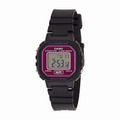 Reloj Casio LA-20WH-4A Digital Negro con Detalles Rosados – Dama