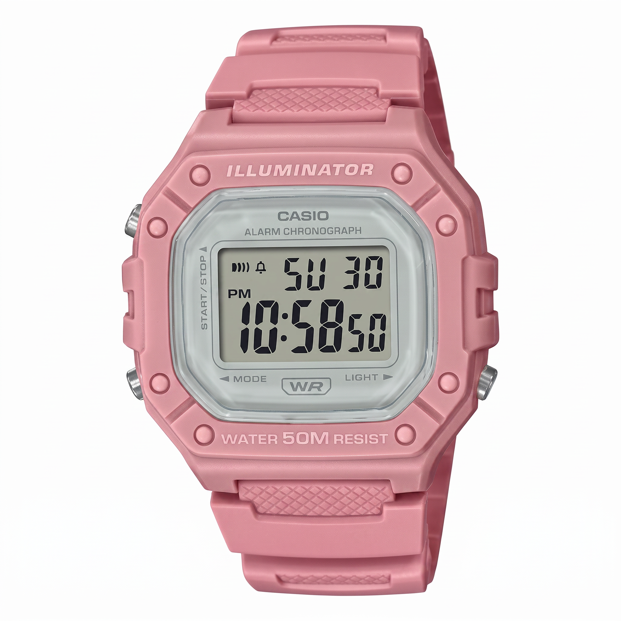 Reloj Casio W-218HC-4AV Digital Rosado 50M – Dama