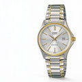 Reloj Casio LTP-1183G-7A Analógico Bicolor Dorado y Plateado – Dama
