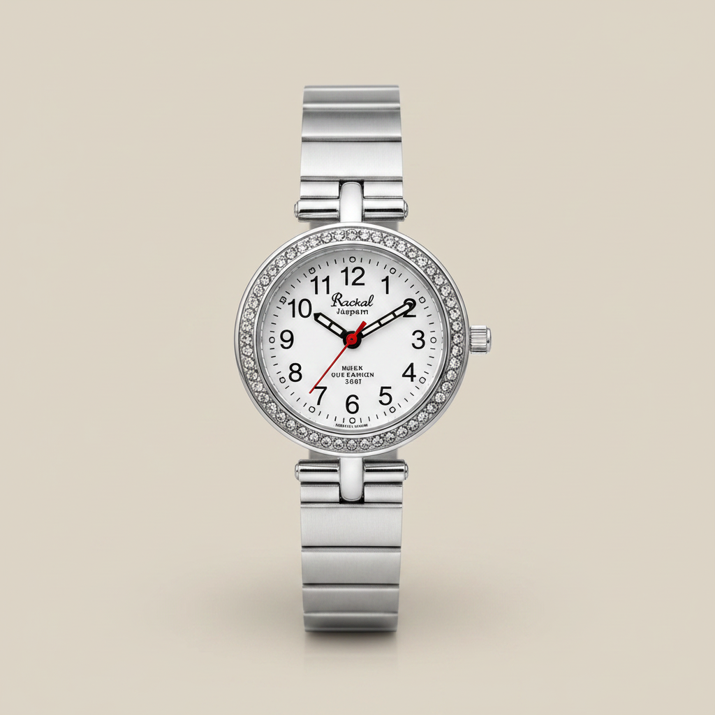 Reloj para Dama RQ'2588 IPS – Plateado con Cristales