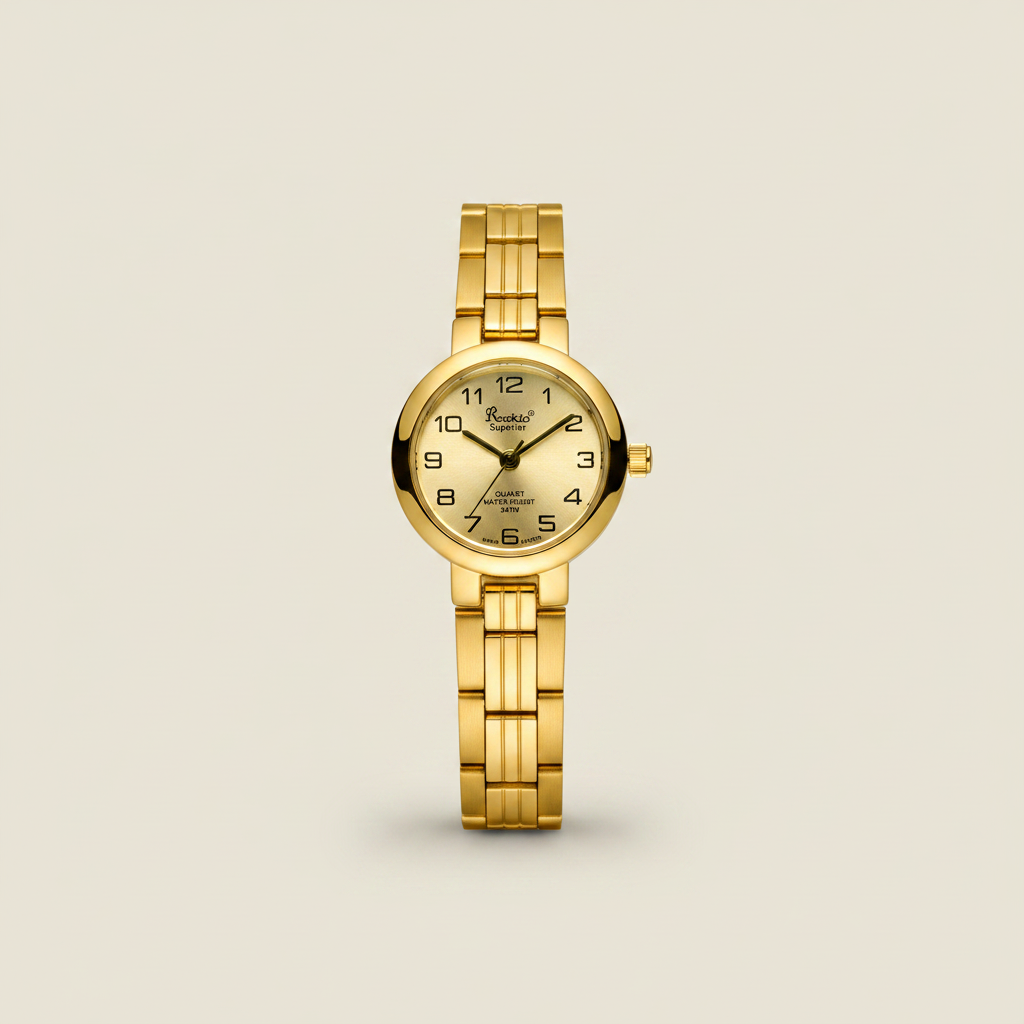 Reloj para Dama RQ'2452 IPY – Dorado con Esfera Champagne