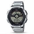 Reloj Casio AE-1100WD-1AV Digital Plateado Hora Mundial 100M – Caballero