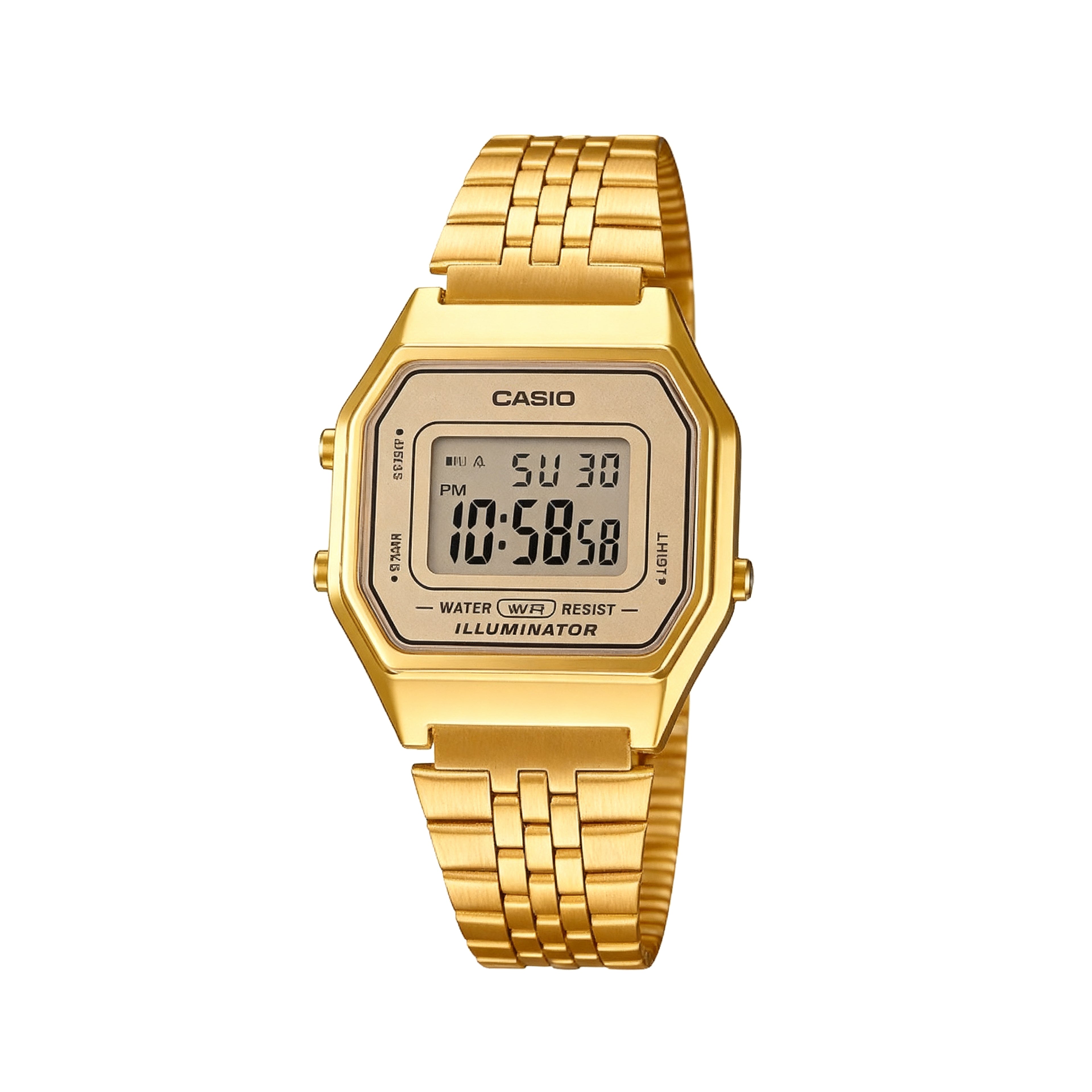 Reloj Casio Vintage LA680WGA-9 Digital Dorado – Unisex