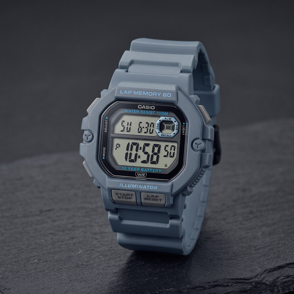 Reloj Casio WS-1400H-2AV Digital Azul 100M – Caballero