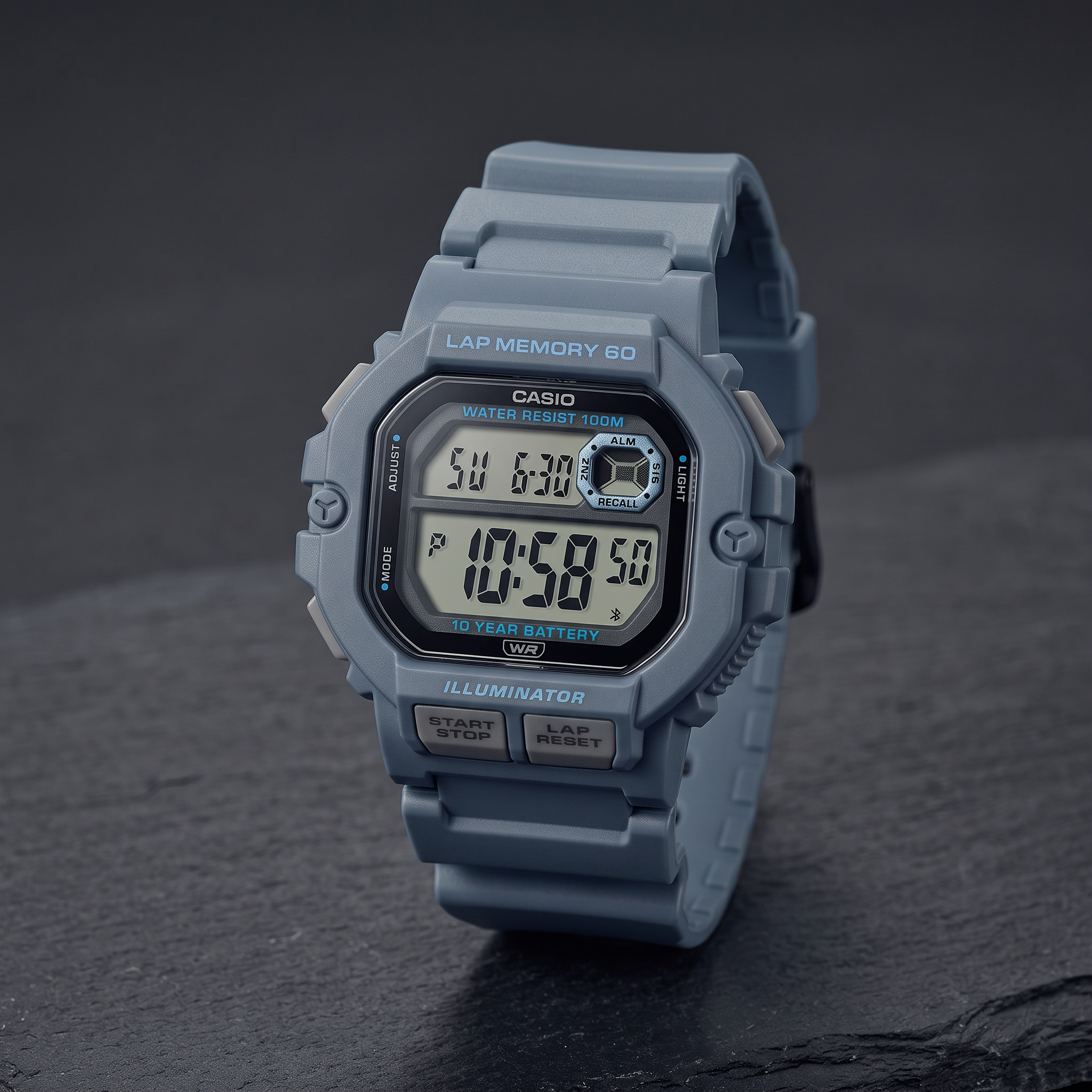 Reloj Casio WS-1400H-2AV Digital Azul 100M – Caballero