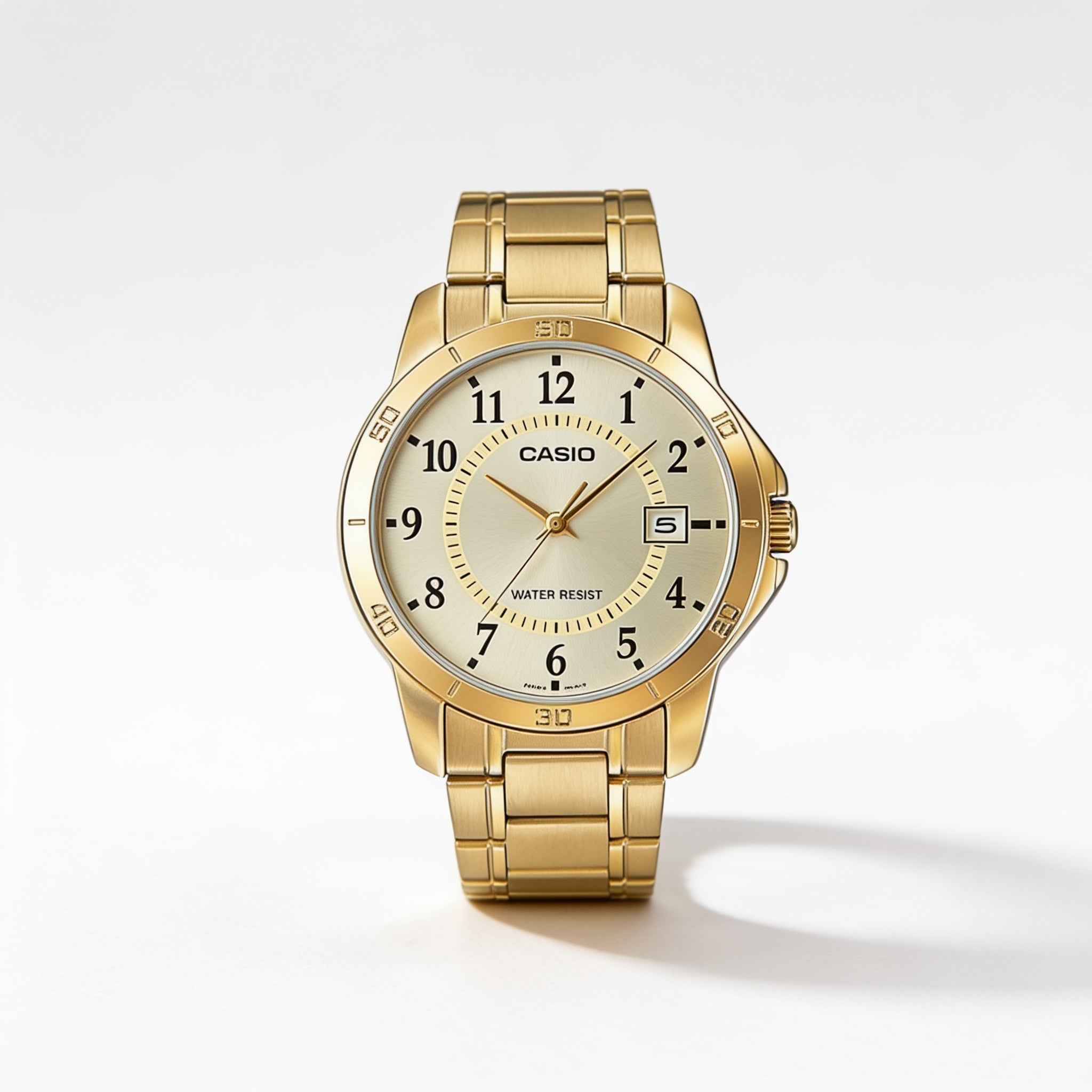 Reloj Casio MTP-1170N-7A Analógico Dorado Esfera Blanca – Caballero