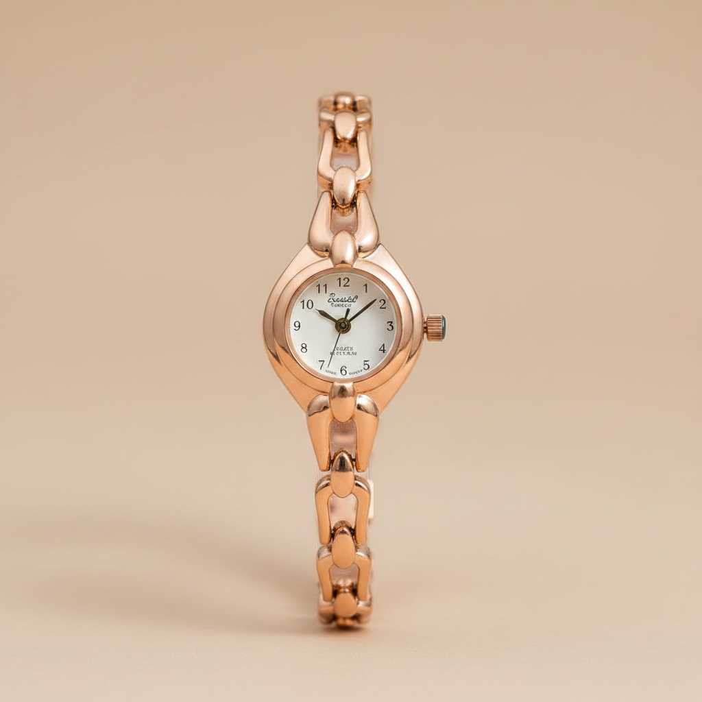 Reloj para Dama RQ'1513 RG – Oro Rosa con Brazalete Tipo Joya