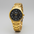 Reloj para Caballero RQ'2395G IPY – Dorado con Esfera Negra
