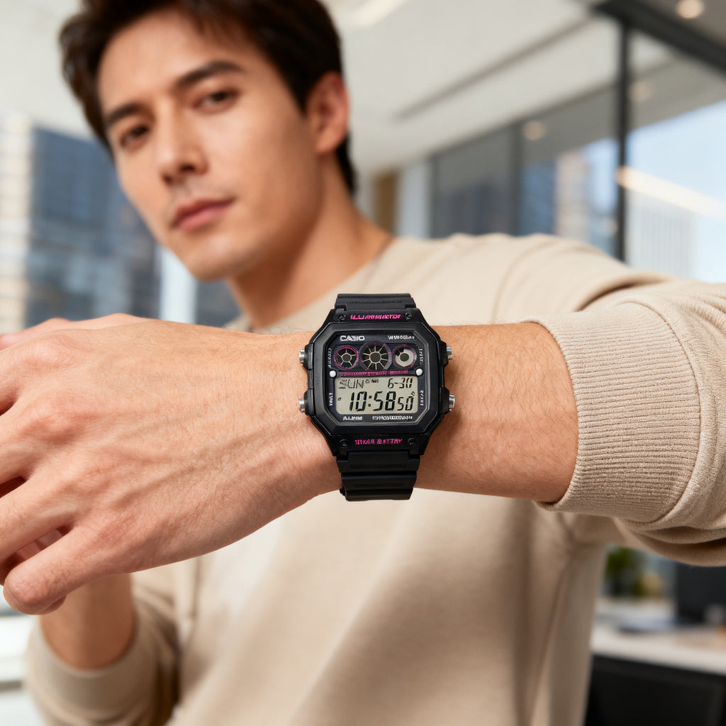 Reloj Casio AE-1300WH-1A2V Digital Negro 100M – Caballero