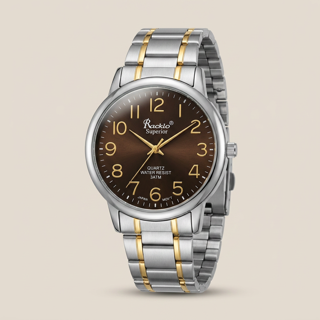 Reloj para Caballero RQ'2395G 2T – Bicolor Dorado y Plateado