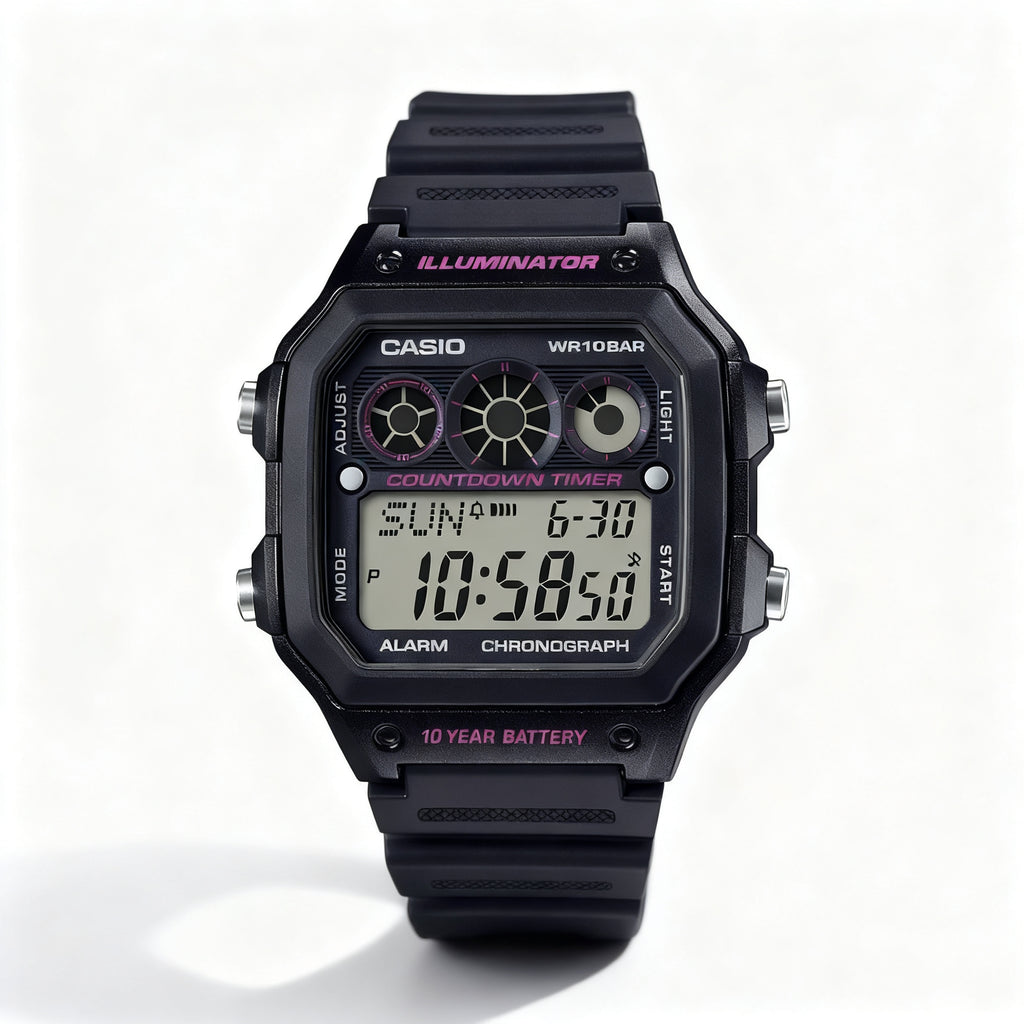 Reloj Casio AE-1300WH-1A2V Digital Negro 100M – Caballero
