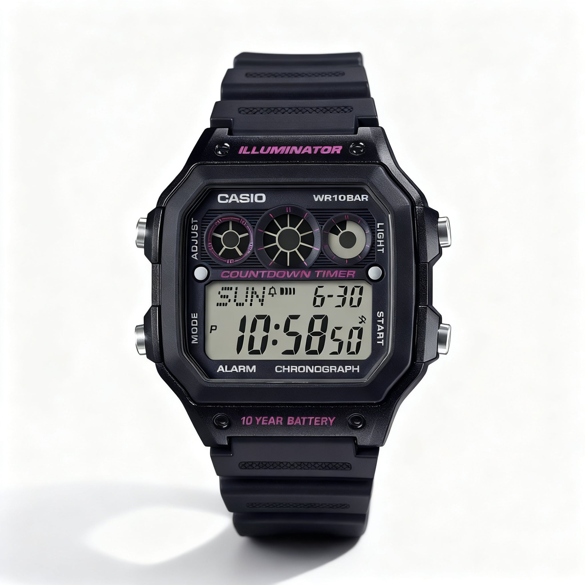 Reloj Casio AE-1300WH-1A2V Digital Negro 100M – Caballero