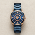 Reloj CURREN 8359 Analógico Azul y Negro con Detalles Rose Gold – Caballero