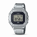 Casio W-218HD-1AV – El clásico digital con brazalete metálico