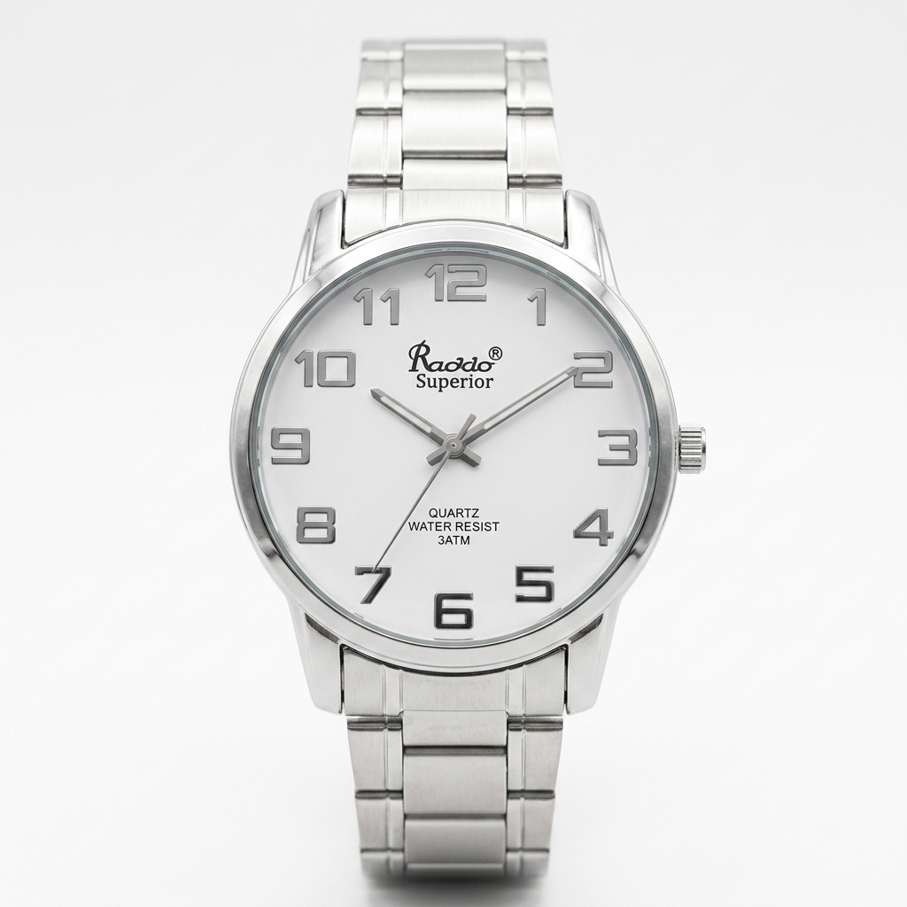 Reloj para Caballero RQ'2678A IPS – Plateado con Esfera Blanca o Azul