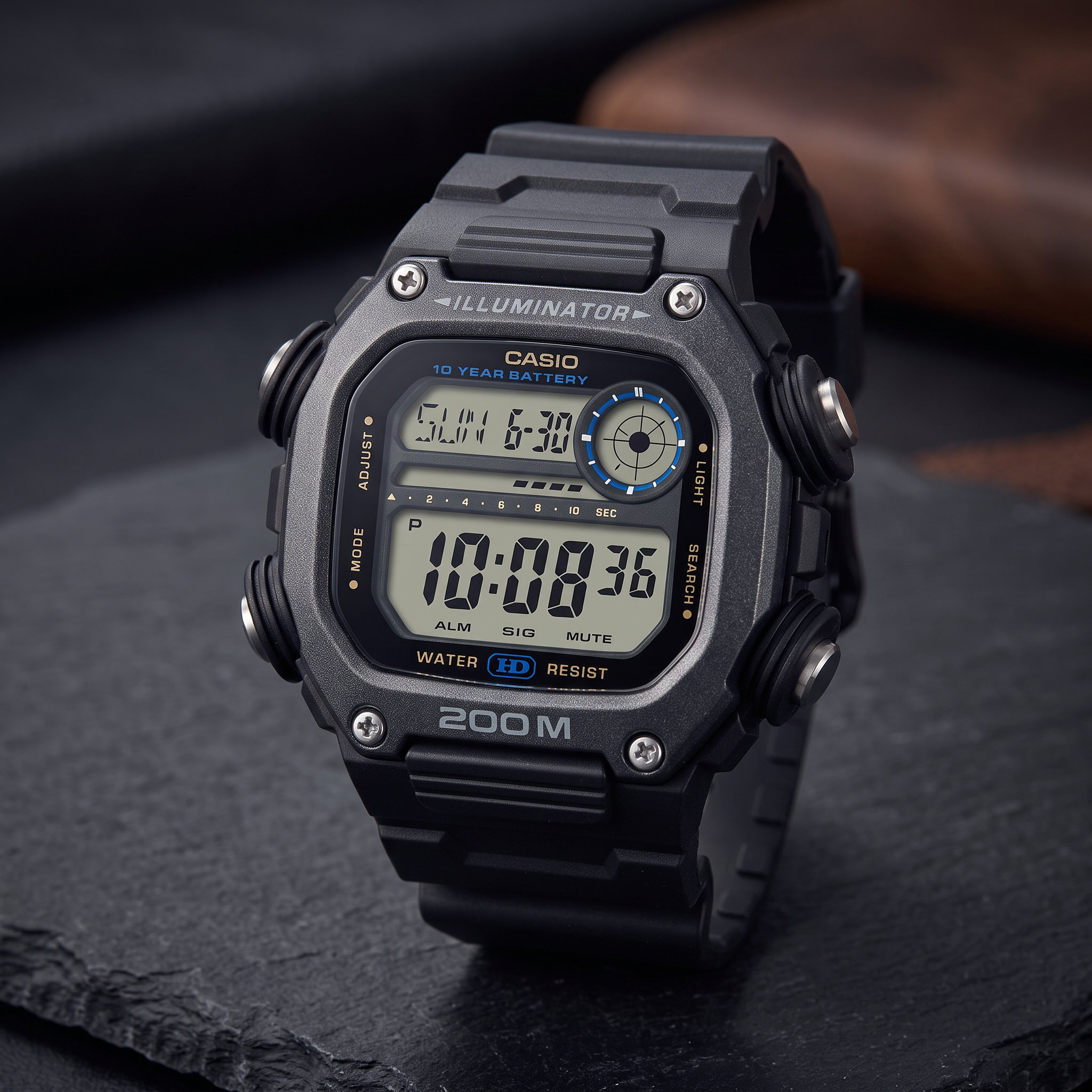 Reloj Casio DW-291HX-1AV Digital Negro/Gris 200M – Caballero