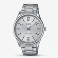 Reloj Casio MTP-V005D-7B Analógico Plateado Esfera Blanca – Caballero