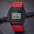 Reloj Casio W-218H-4BV Digital Negro y Rojo 50M – Caballero