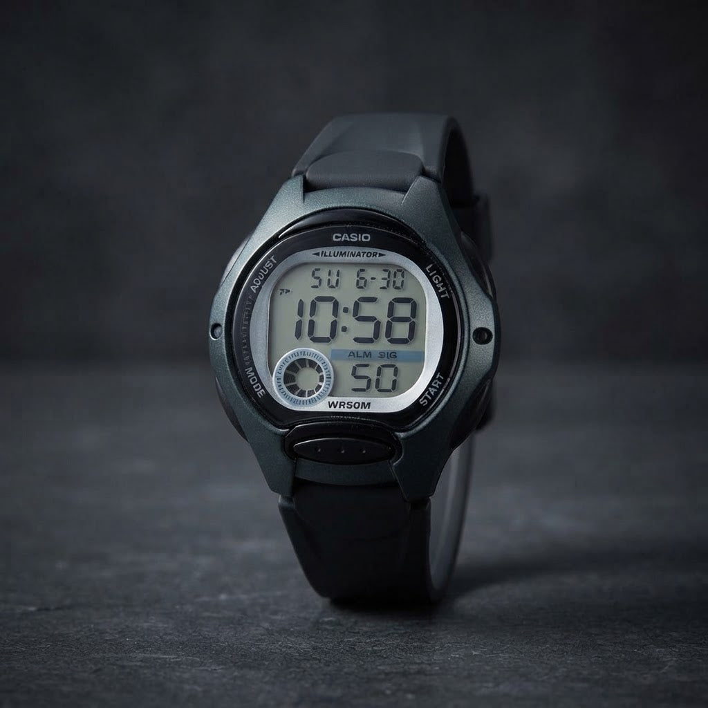 Reloj Casio LW-200-1BV Digital Negro 50M Batería 10 Años – Dama