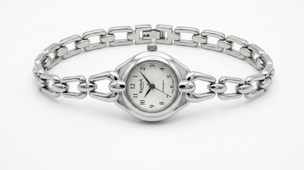 Reloj para Dama RQ'1513 IPS – Plateado con Brazalete Tipo Joya