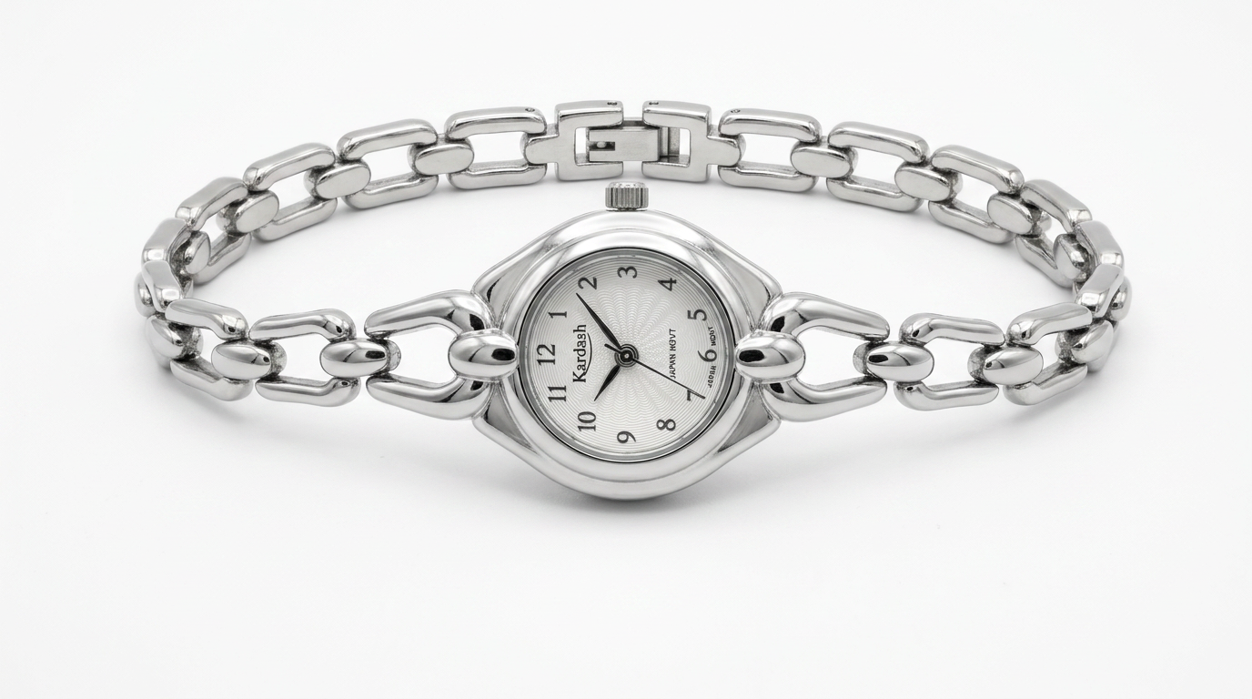 Reloj para Dama RQ'1513 IPS – Plateado con Brazalete Tipo Joya