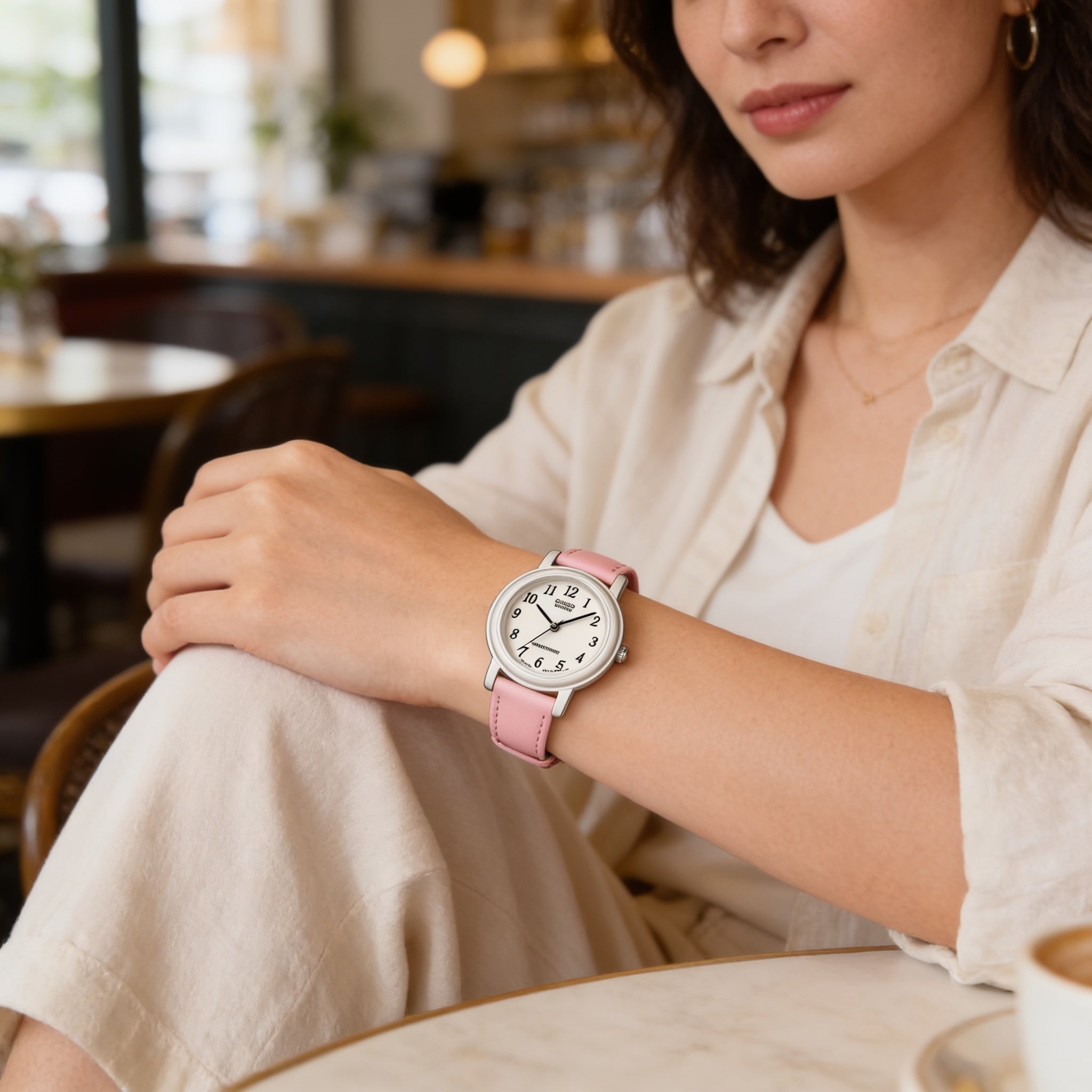 Reloj Casio LQ-139L-4B1 Analógico con Correa de Cuero Rosado – Dama