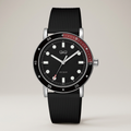 Reloj Q&Q QB85J302Y Analógico Negro Correa de Silicona 50M – Dama