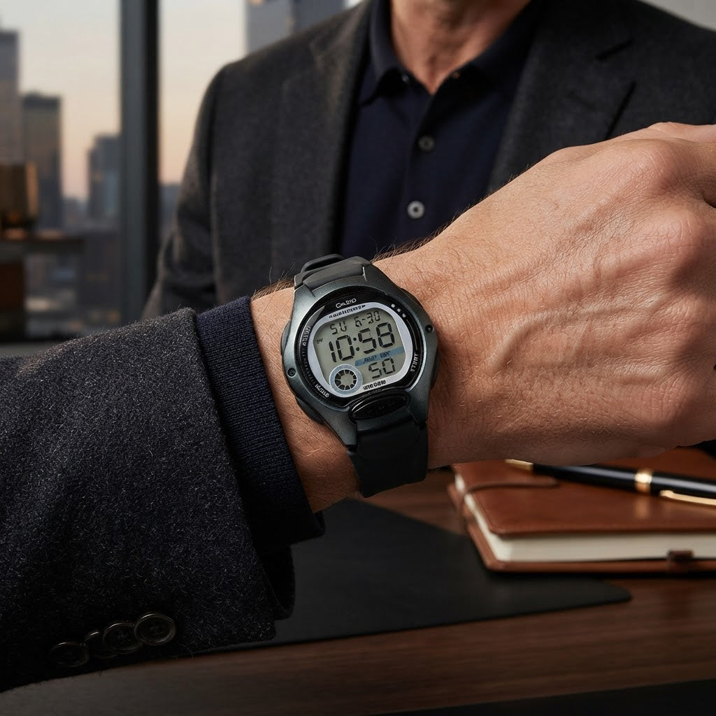 Reloj Casio LW-200-1BV Digital Negro 50M Batería 10 Años – Dama