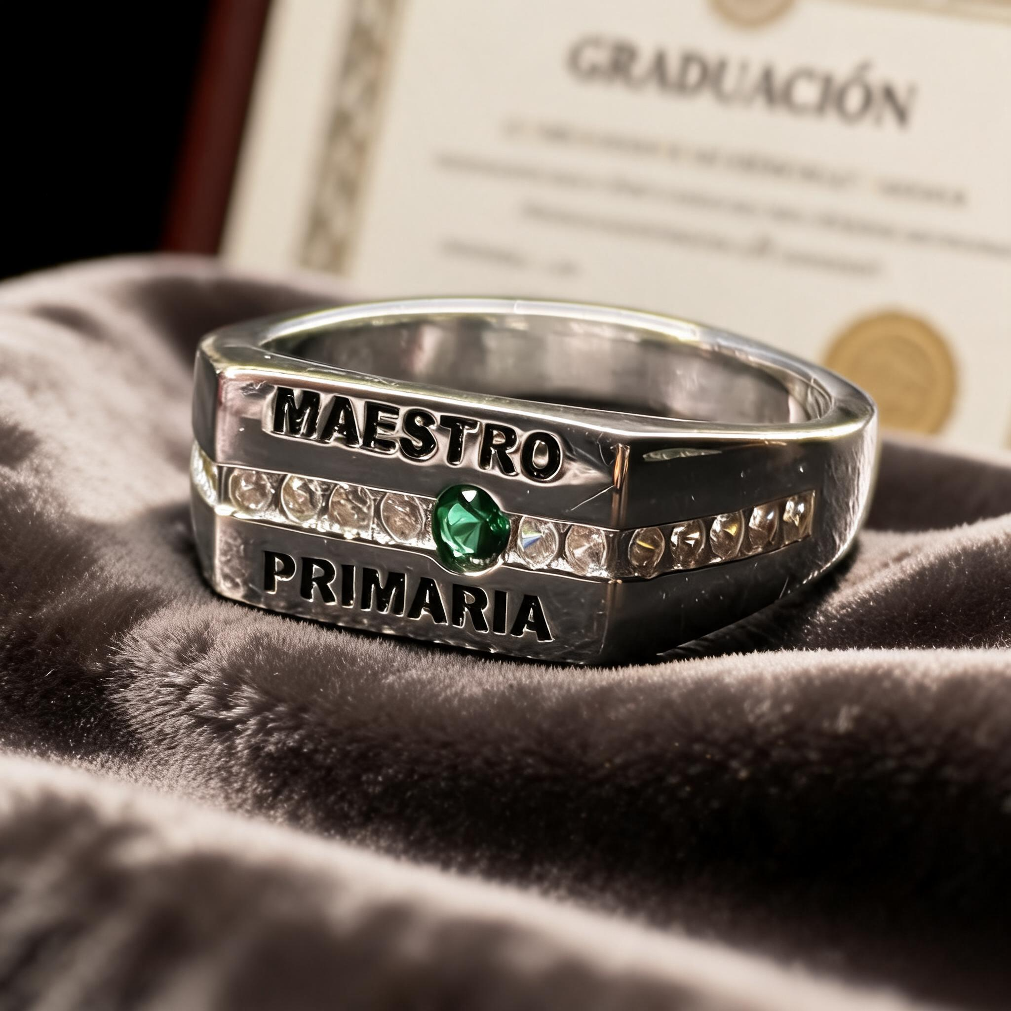Anillo Graduación Maestr@ Primaria MP14