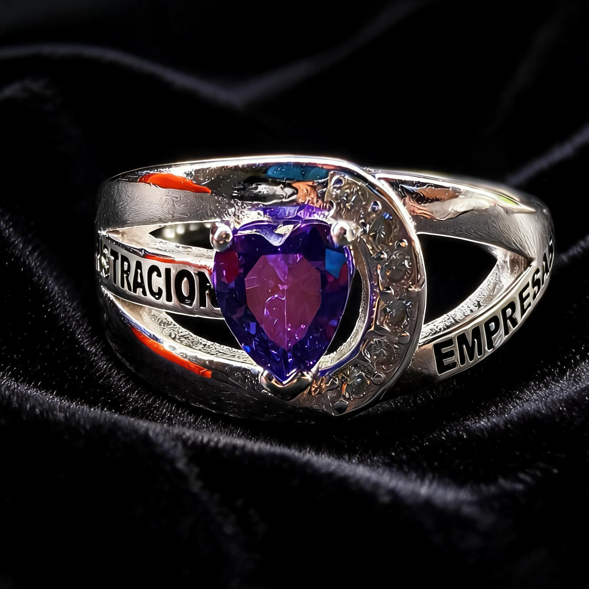 Anillo Administración de Empresas Moderno Modelo 003