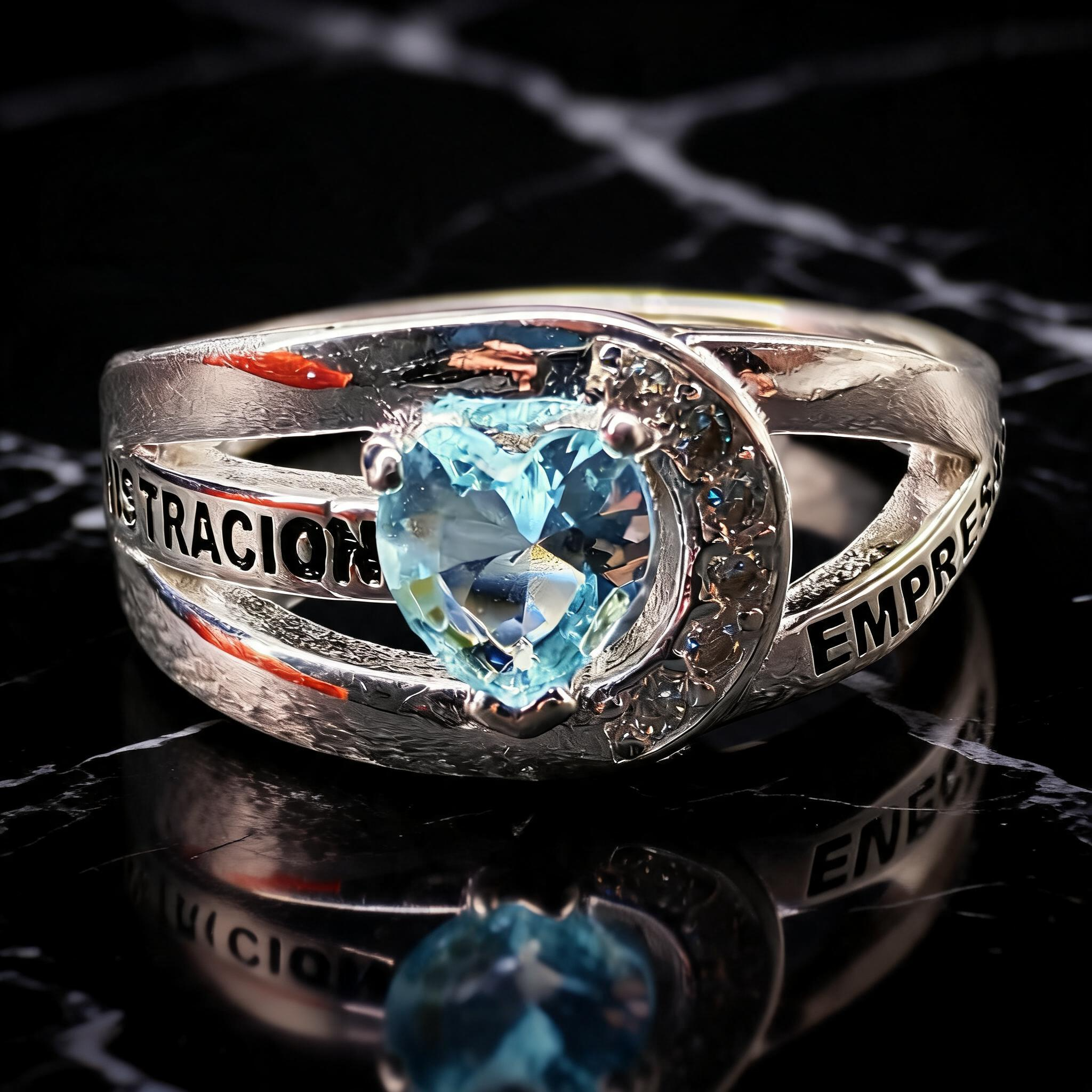 Anillo Administración de Empresas Moderno Modelo 003