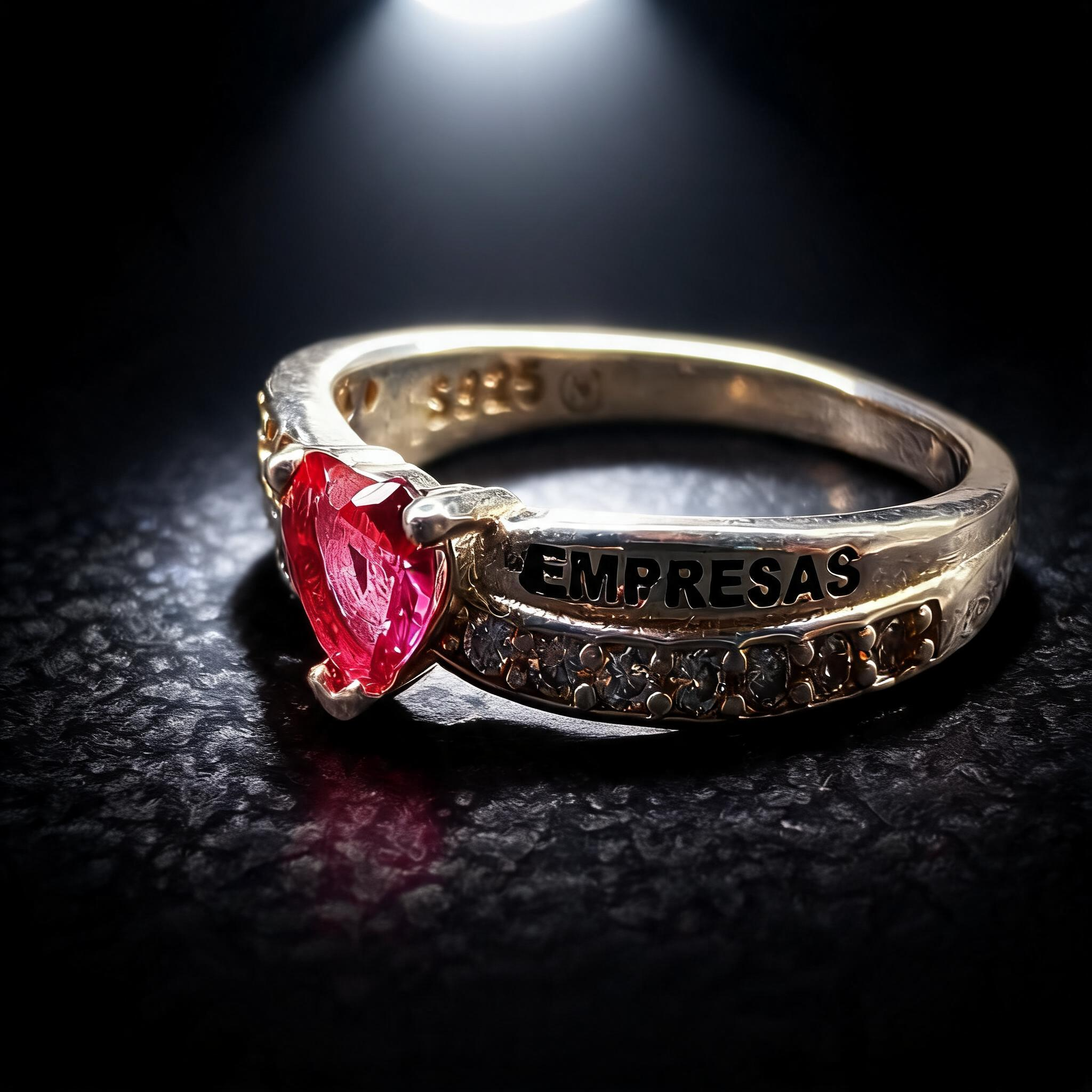 Anillo Administración de Empresas Clásico Modelo 004
