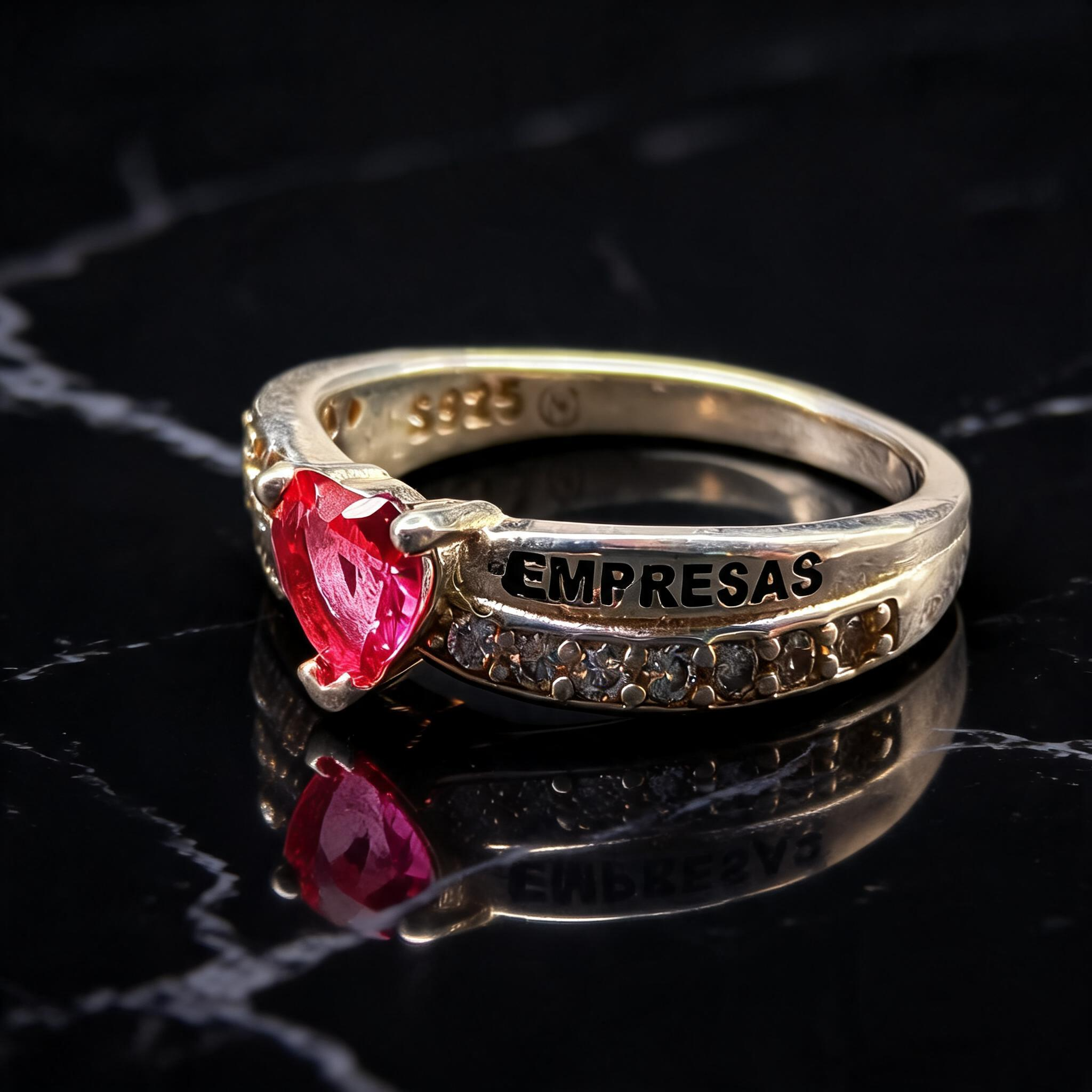 Anillo Administración de Empresas Clásico Modelo 004