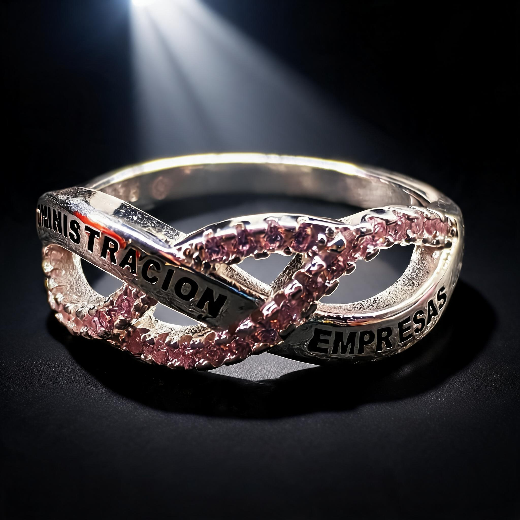 Anillo Administración de Empresas Infinito Modelo 005