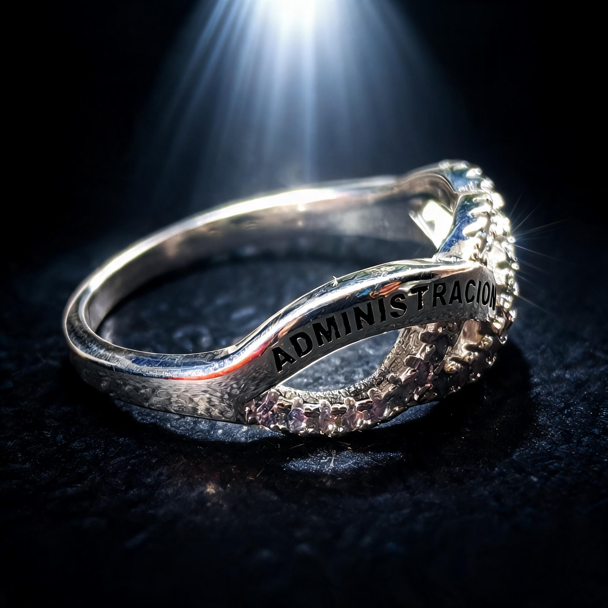 Anillo Administración de Empresas Infinito Modelo 005