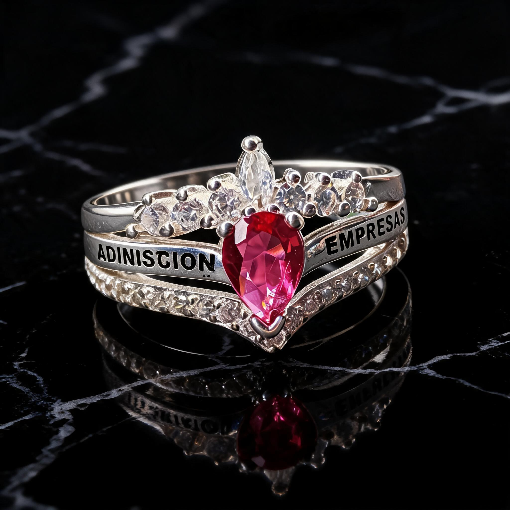 Anillo Administración de Empresas Corona Modelo 008