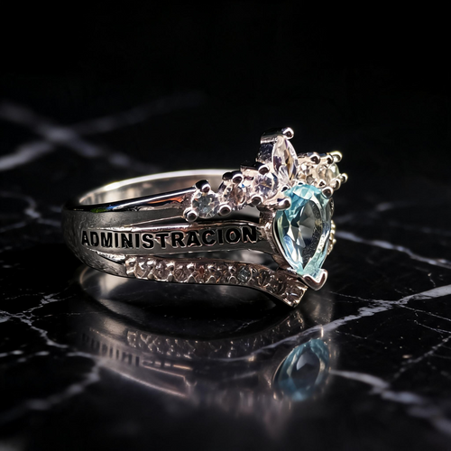 Anillo Administración de Empresas Corona Modelo 008