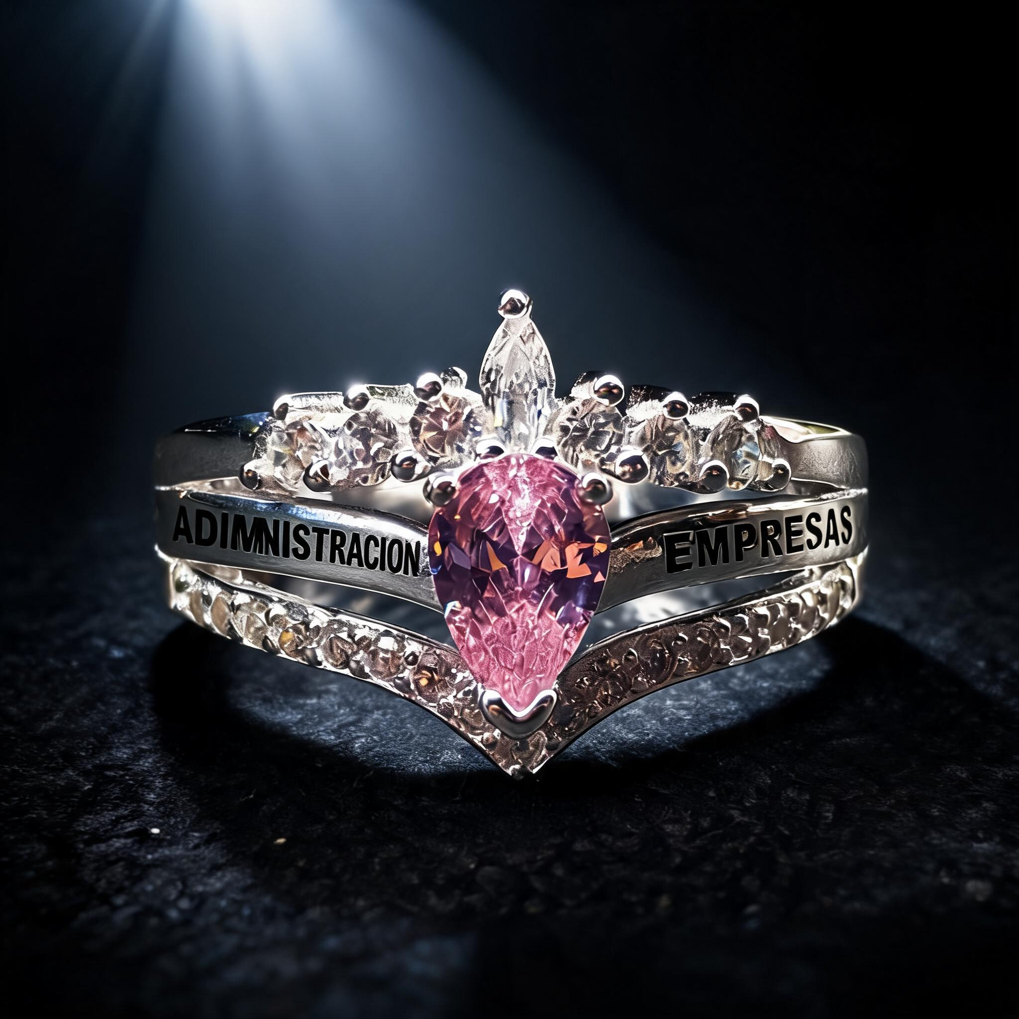 Anillo Administración de Empresas Corona Modelo 008