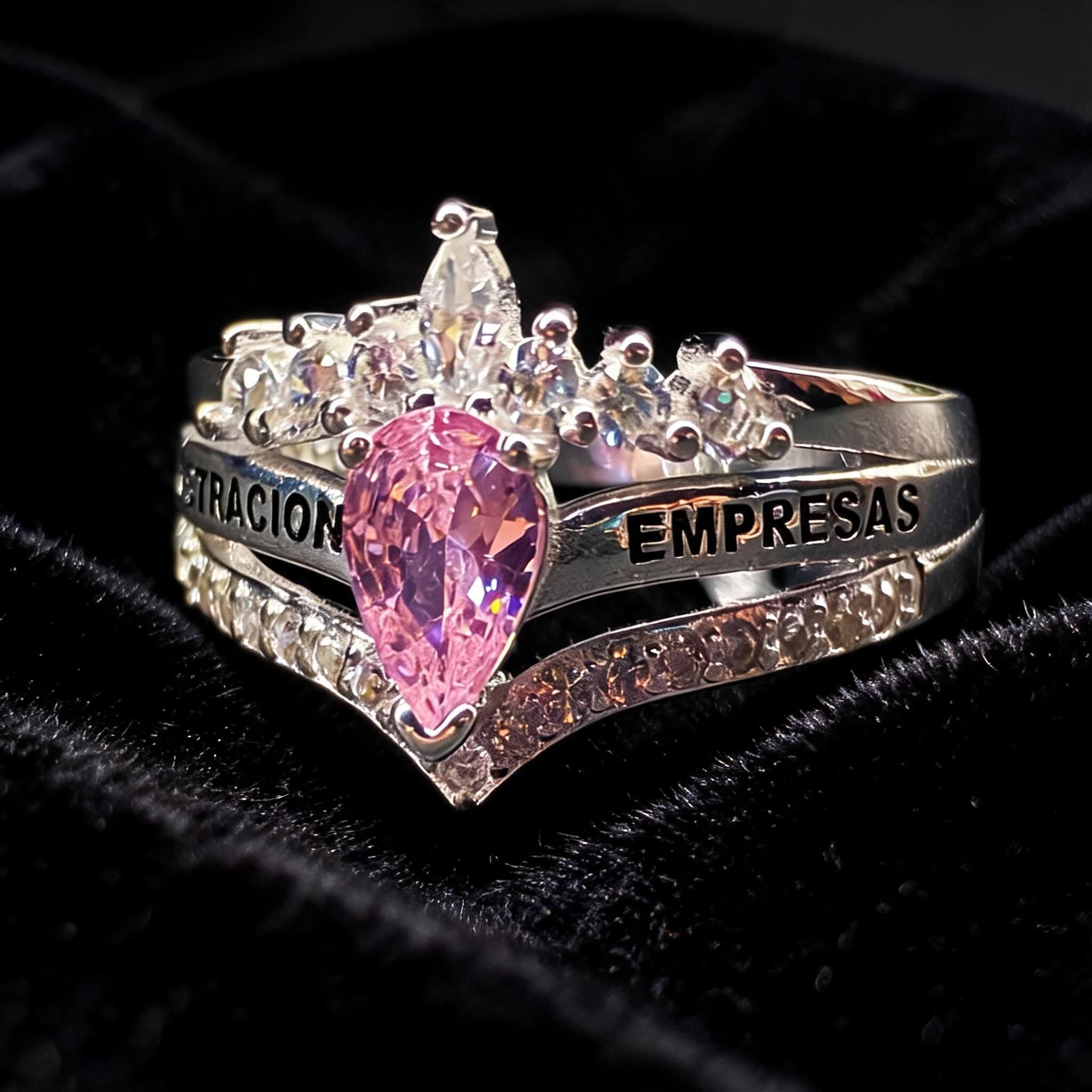 Anillo Administración de Empresas Corona Modelo 008