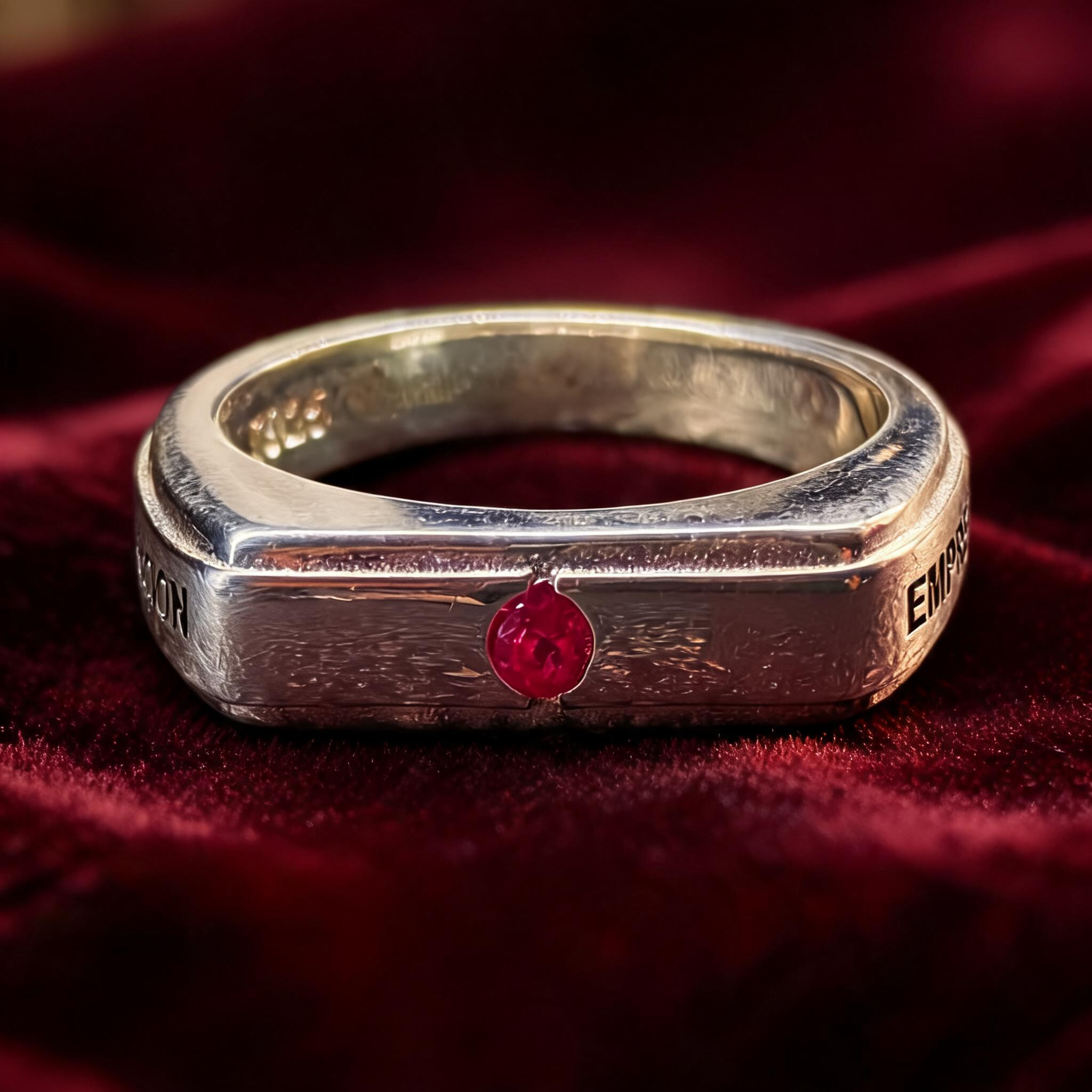 Anillo Administración de Empresas Sello Clásico Modelo 009