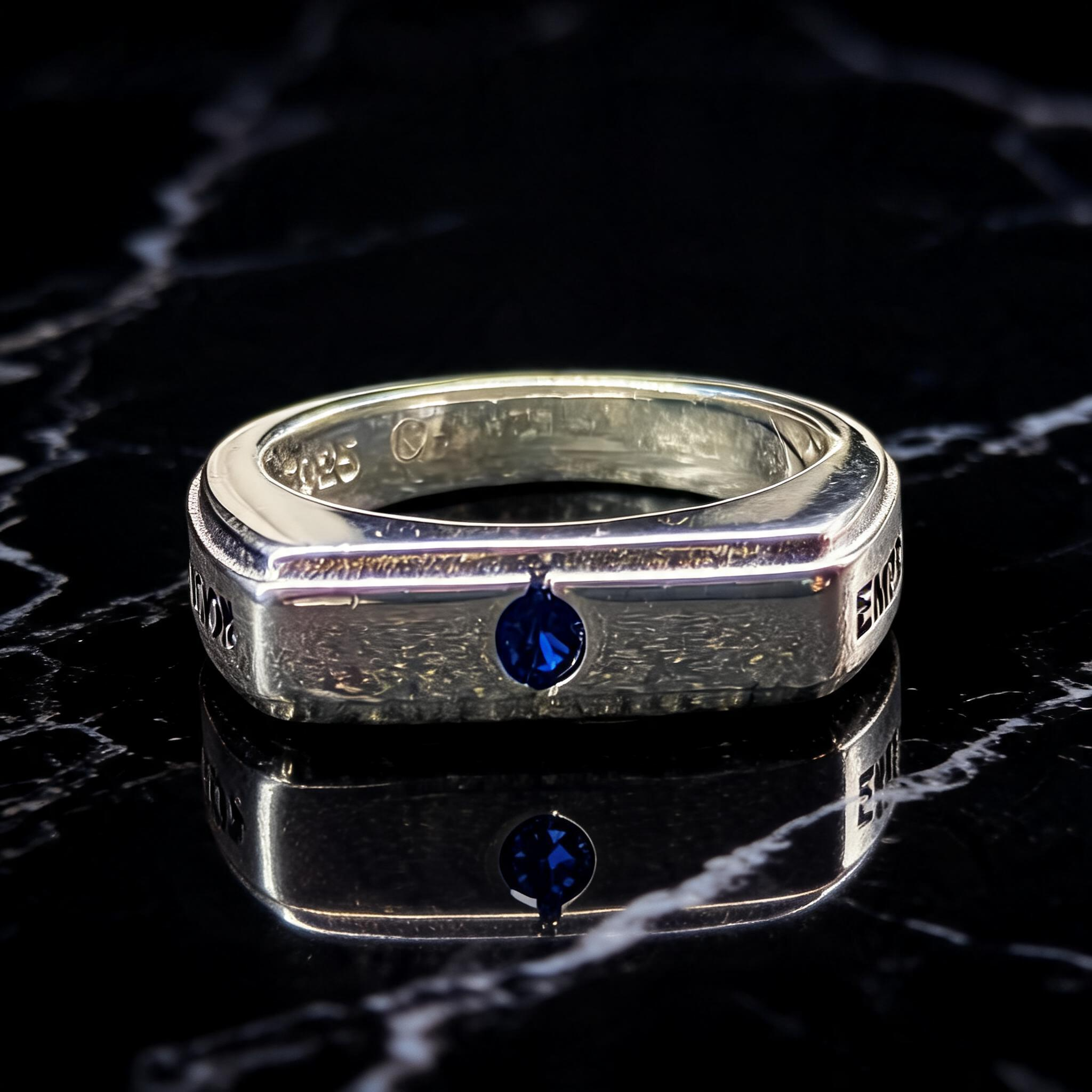 Anillo Administración de Empresas Sello Clásico Modelo 009