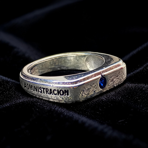 Anillo Administración de Empresas Sello Clásico Modelo 009