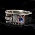 Anillo Administración de Empresas Sello Premium Modelo 010