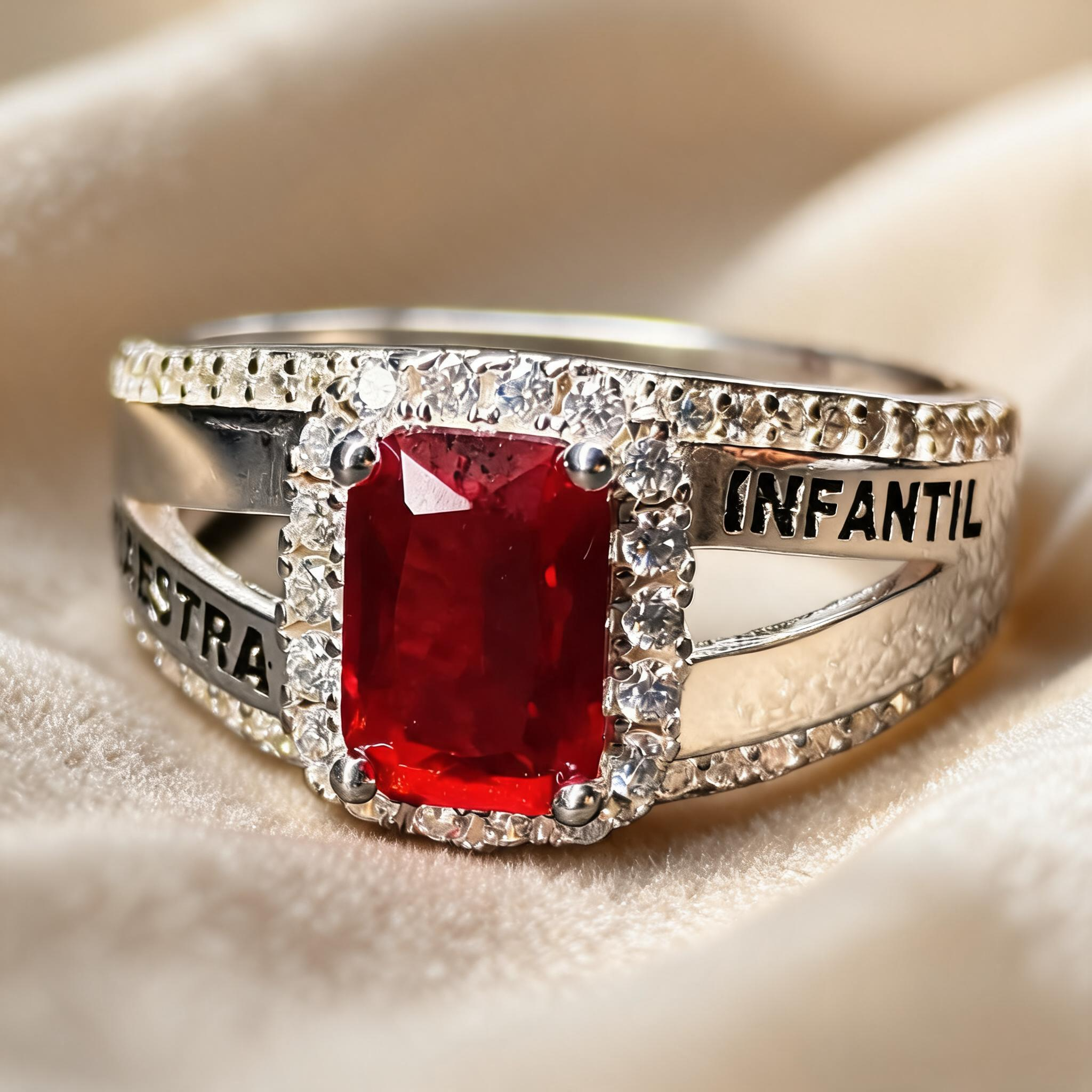 Anillo Maestra Infantil Rect Halo 02