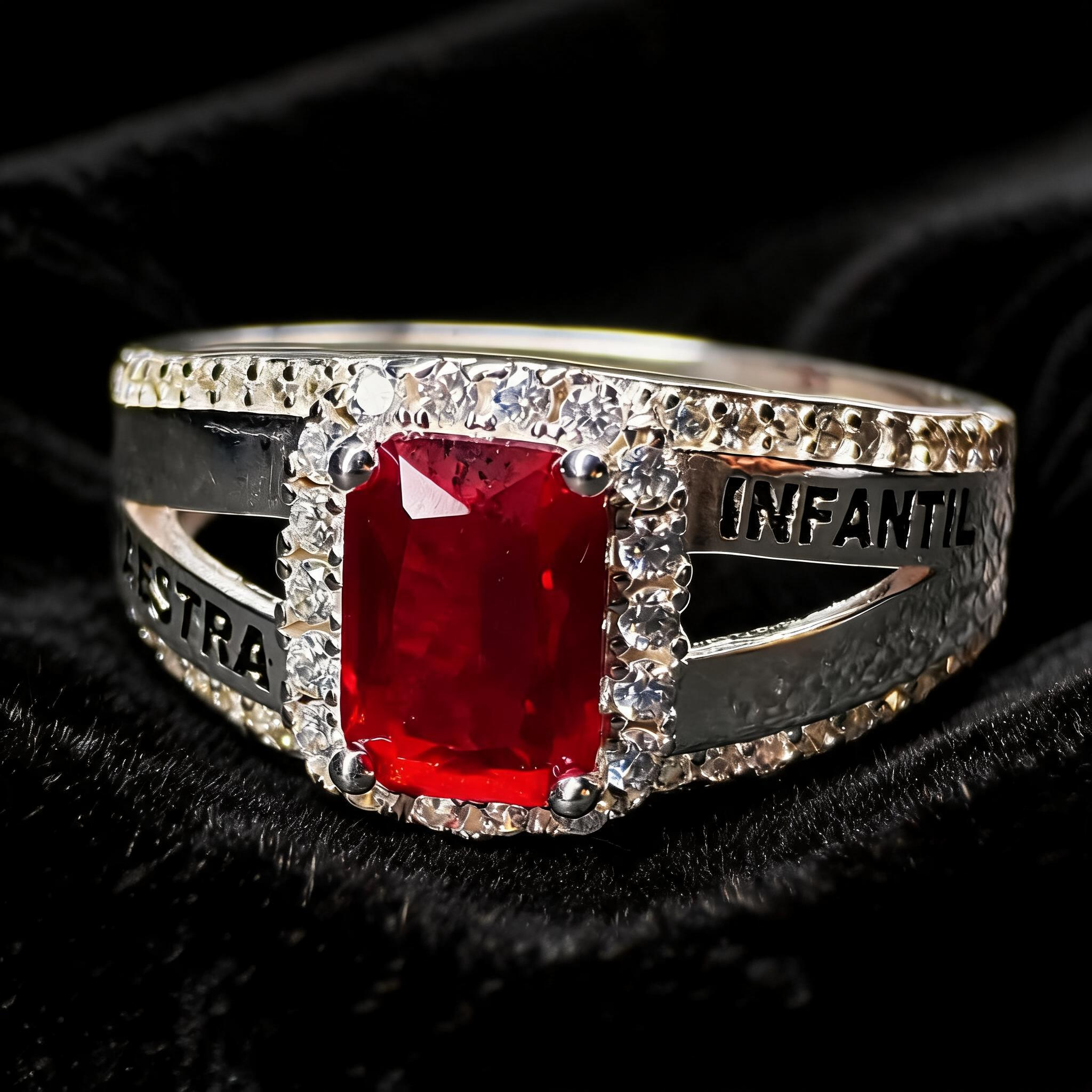 Anillo Maestra Infantil Rect Halo 02