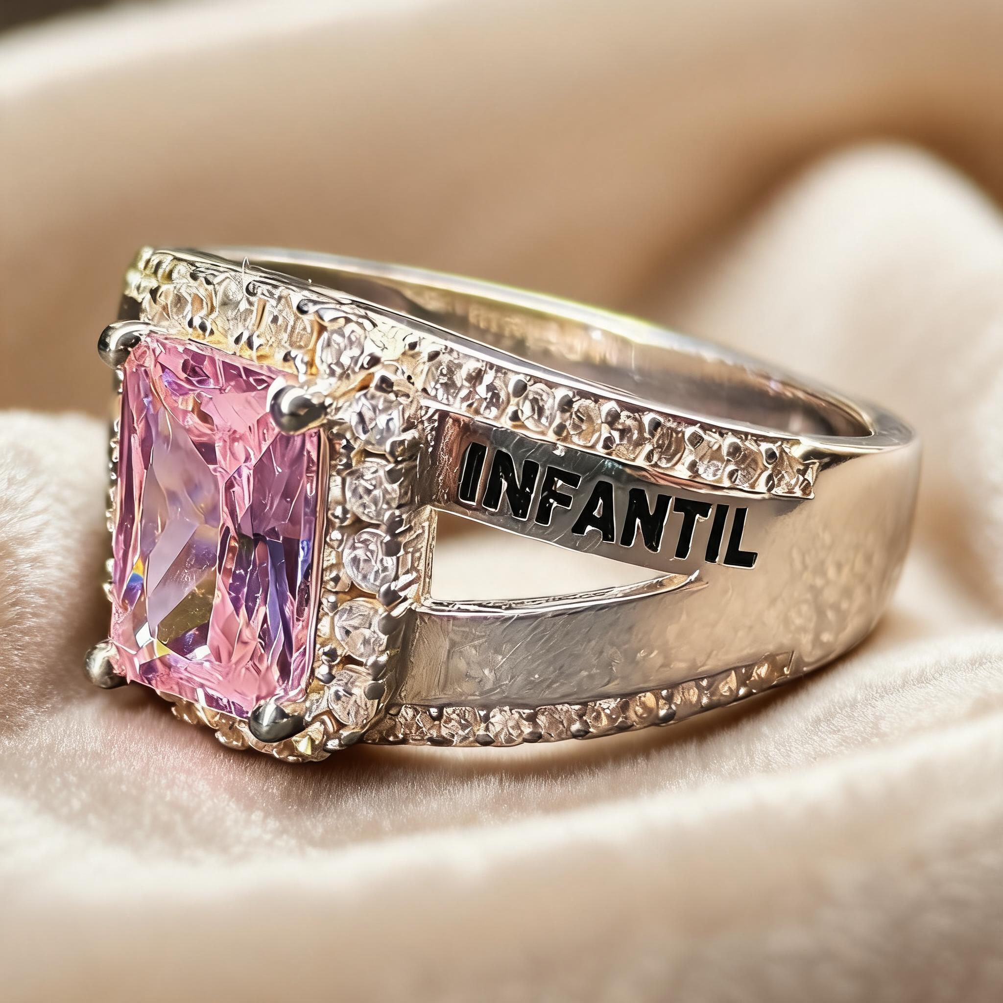Anillo Maestra Infantil Rect Halo 02