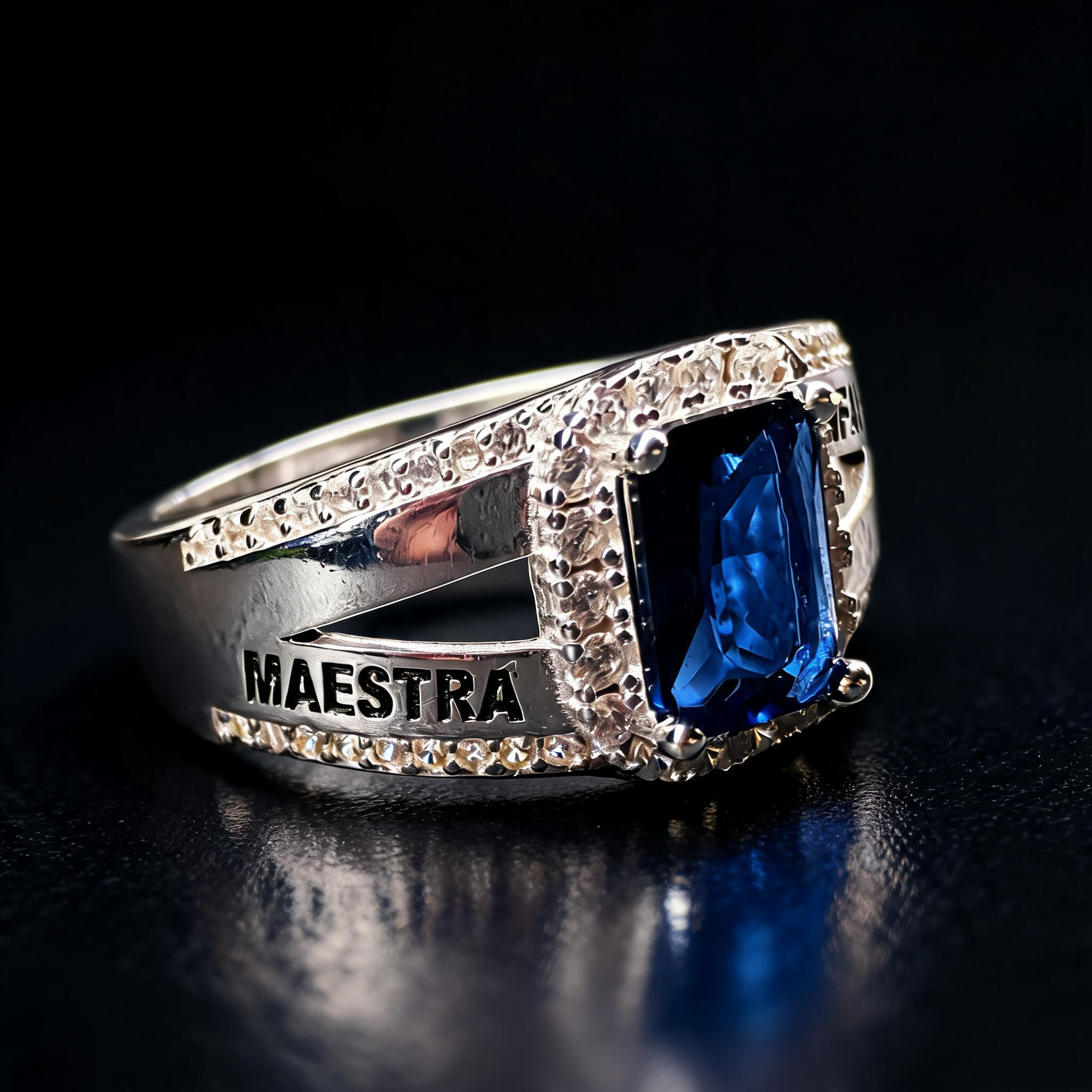 Anillo Maestra Infantil Rect Halo 02