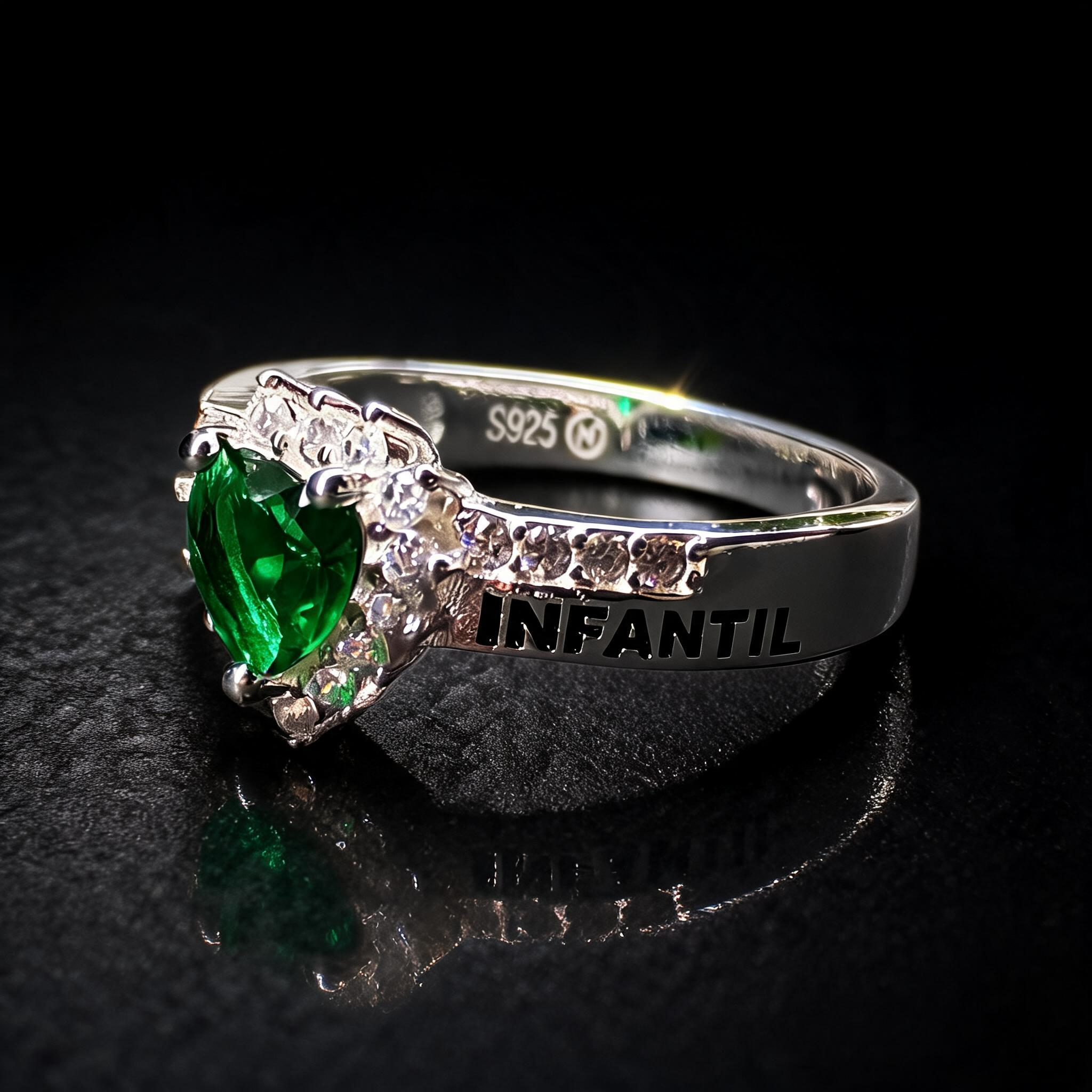 Anillo Maestra Infantil Heart Halo 04