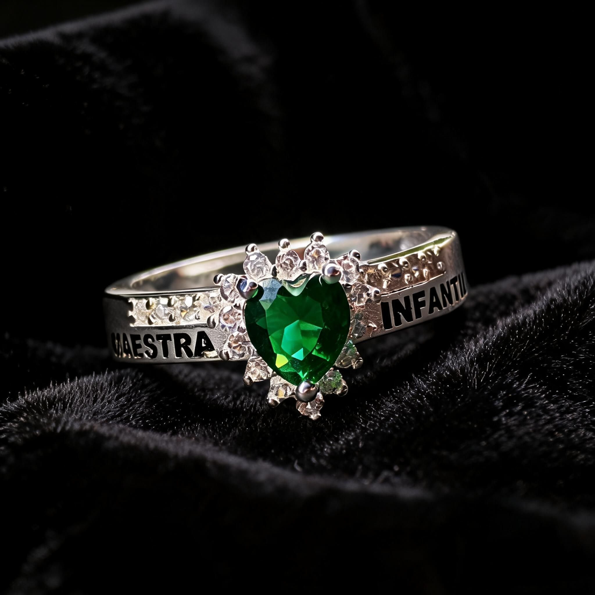 Anillo Maestra Infantil Heart Halo 04