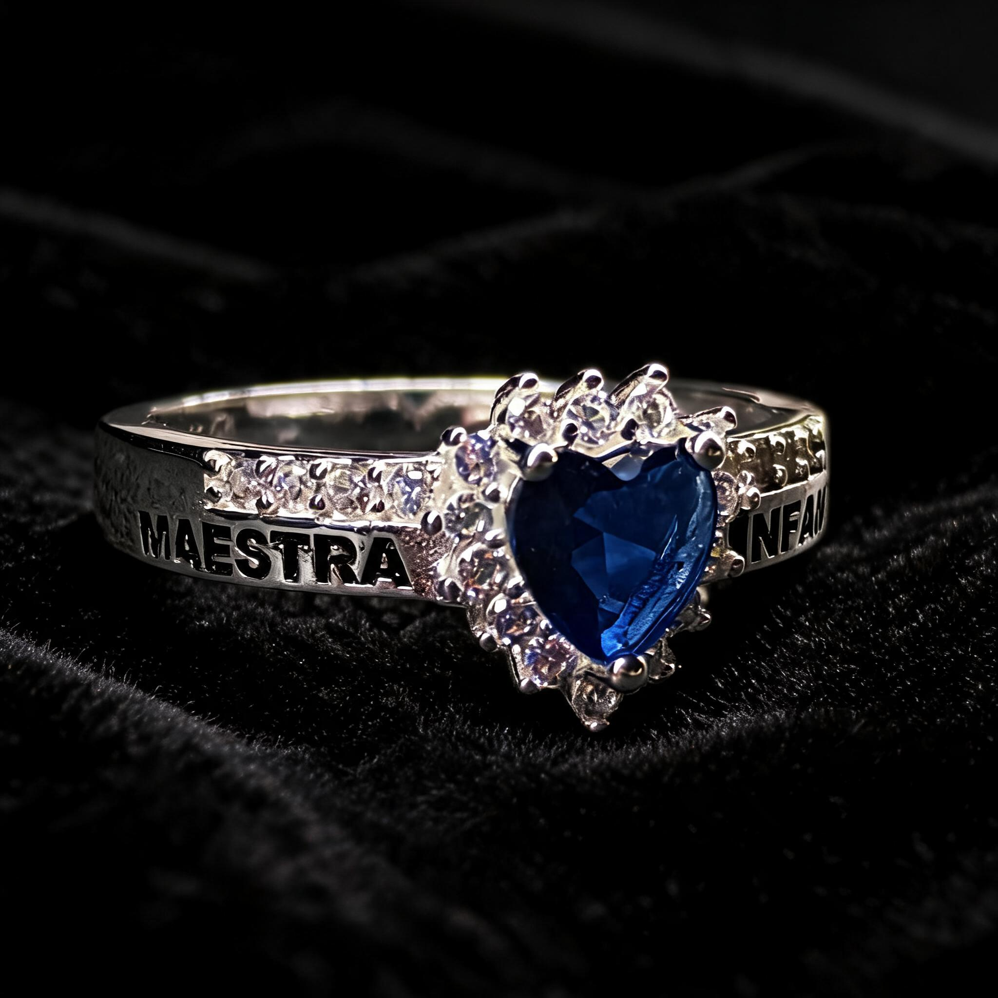 Anillo Maestra Infantil Heart Halo 04
